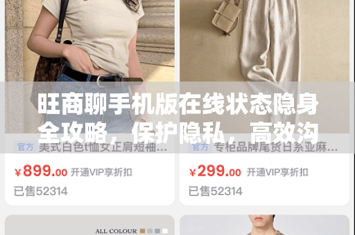 旺商聊手机版在线状态隐身全攻略,保护隐私,高效沟通-第1张图片-旺商聊下载 旺商聊手机版在线状态隐身全攻略,保护隐私,高效沟通-第1张图片-旺商聊下载